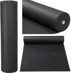 Trade Store Weed Control Fabric – Heavy Duty Non-Woven Geotextile Membrane Roll – Ground Stabilisation, Drainage, Landscaping and Weed Barrier - 1.5m x 50m = 75 SQ/M + 25 Galvanised Securing Pegs