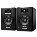 M-Audio BX4 4.5" Studio Monitors, HD PC Speakers for Recording and Multimedia with Music Production Software, 120W, Pair
