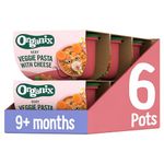 Organix Very Veggie Pasta with Cheese Organic Baby Food 9+ Months 190g (Pack of 6)