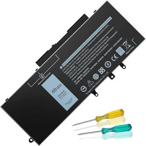 Batteria per laptop GJKNX da 68 Wh per Dell Latitude 5480 5580 5280 5288 5290 5488 5490 5491 5495 5590 5591 E5480 E5580 E5590 Dell Precision 15490 3520 3530 serie di ricambio GD1JP DY9NT 0DY9NT 5YHR4