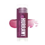 Hurraw! Raspberry Tinted Lip Balm: (Sheer Berry Tint) Organic, Certified Vegan, Cruelty and Gluten Free. Non-GMO, 100% Natural Ingredients. Bee, Shea, Soy and Palm Free. Made in USA