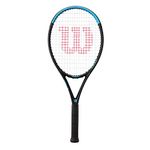 Wilson Ultra Power 103 Tennis Racket, Carbon Fibre, Head-Light (grip-heavy) balance, 278 g, 69.2 cm length,Black / Blue