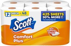 Scott ComfortPlus Toilet Paper, 12 