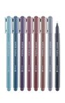 DIVERSEBEE Fine Tip Pens, 8 Bible Pens No Bleed Through, Assorted Fine Point Pens for Journaling, 0.5mm Fineliner Markers, Bible Study Journaling Supplies, Bible Accessories (Winter)