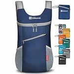 ZOMAKE Ultra Lightweight Foldable Backpack 14L - Ultralight Small Packable Backpack Lightweight Rucksack Waterproof Compact Travel Daypack for Women Men Hiking Walking(Navy Blue)