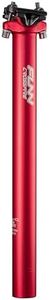 Funn Crossfire Bike Seat Post, Length 350mm, Diameter 27.2mm, Aluminum Alloy AL6061, 3D Forged, One Piece Head and Shaft (Blast Red)