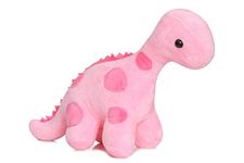 MABLE Cute Millo Cuddly Dinosaur Stuffed Animal, Soft Plush Toy for Baby, Snuggle Buddy for Kids Boy and Girl Best Huggable Toys for Babies, Kid Girls and Boys & Toddlers (Pink, 20 Cm)