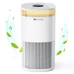 Dreamegg Air Purifiers for Large Room, Pet Mode 4-Stage Filteration Air Cleaner with Night Light for pets, PM2.5 Sensor Remove Smoke Dust Pollen Odor, Hepa Air Purifier for Bedroom Office