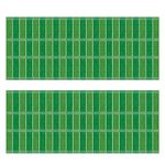 Beistle S52125AZ2 Football Field Backdrop 2 Piece, Green/White