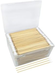 Gun Cleaning Swabs - 6 Inch Long Cotton Swabs with Pointed Tips - Perfect Addition to Gun Cleaning Kits - Handgun, Rifle and Pistol Cleaning & Maintenance Tools (800 Pcs Pointed)