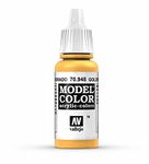 Vallejo Model Color 17 ml Acrylic Paint - Golden Yellow