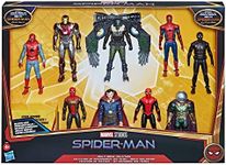 Marvel Spider-Man Ultimate Movie Collection 9 Figure Pack (Includes Spider-Man, Iron Man, Mysterio, Doctor Strange & More!)