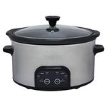 Nesco DSC-6-25 Slow Cooker, 6 Quart, Silver