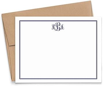 Monogrammed Stationary cards, Monogram Stationery Set, Monogrammed Note Cards, Monogrammed Gifts for Women, Your Choice of Colors and Quantity