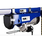 MSW Electric Hoist Winch PROLIFTOR 250 (250 kg, 540 W, Steel rope 12 m, Cable tear resistance 800 kg)