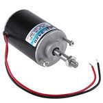 TOPINCN Permanent Magnet Motor, DC 12/24V 30W High Speed CW/CCW Reversible Electric Gear Motor Low Noise for DIY Generator(3500Rpm(12V))