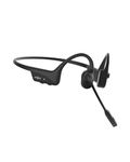 SHOKZ OpenComm2 Open-Ear Bone Conduction Headphones, Wireless Bluetooth Computer Headsets with Noise Canceling Mic and Mute Botton for Work, Call, Meeting, 16 Hours Talk Time for Mobile & PC, C110