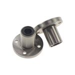 Invento LMF10UU_1 2 Pieces 10mm Rod Linear Ball Bearing for 3D Printer or CNC or Robotic or DIY Projects