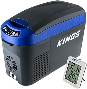 Adventure Kings 15L Centre Console Fridge Freezer + Wireless Fridge Thermometer