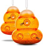Aspectek Yellow Wasp Trap, 2 Pack, 