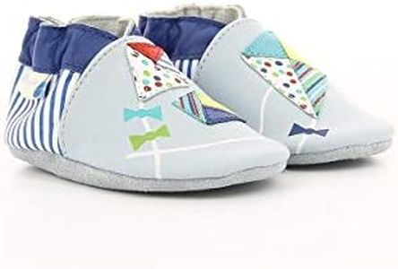 Robeez Unisex niños Kites gatear zapatos, Azul Bleu Clair, 17/18 EU