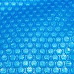 Thermal Solar Blanket for Swimming Pool Heavy Duty 16 Mil 6ft x 6ft Floating Spa Blanket and Trimmable Hot Tub Bubble Insulating Cover for Hot Tubs Inground Pools Insulating Solar Heating, Blue