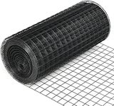 Fencer Wire 16 Gauge Hardware Cloth, Black Vinyl Coated Welded Wire Mesh, Chicken Coop Wire Fence, 1.5 inch x 1.5 inch Grid (2 ft. x 100 ft.)