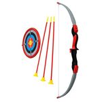 Joe Joe Kid's Archery Bow and Arrow Toy Shooting Target Game Indoor/Outdoor