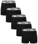 BAMBOO COOL Womens Boxers Ladies Shorts Underwear Soft Stretch Boyshorts for Women 5er Pack