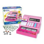 Learning Resources Pretend & Play Cash Register Assorted Pink Playset, Pink, Standard Packaging