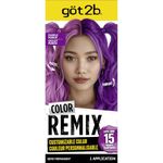 Got2b Color Remix, Customizable Semi-Permanent Hair Colour, Purple Punch 094, 1 Pack/50 ml, Vegan Formula, Lasts up to 15 Washes