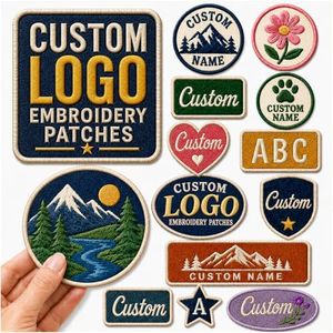10 PCS Custom Embroidered Patches with Name,Logo,Image