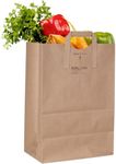 Duro 70 Lb Brown Paper Bags with Ha