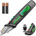 ANENG Voice Broadcast Non Contact Voltage tester with Range AC 12V-1000V,Live/Null Wire Electrical Tools with LCD Display,Flashlight,Pocket-Sized Pen Dector,Buzzer Alarm,Wire Breakpoint Finder
