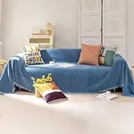 VClife Dark Blue Chenille Couch Cov