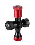 Skwiki PRE-Set Pressure Bicycle C02 Inflator/Deflator, Regulate Tire Pressure Upon Desired Level, Insulated Grip Sleeve, Presta Compatible, Compact, for MTB, Gravel, and Road Bikes