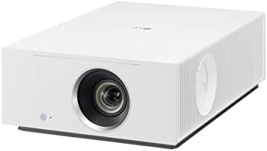 LG CineBeam UHD 4K Projector HU710PW - DLP Home Theater Smart Projector, White