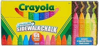 Crayola Washable Sidewalk Chalk, 64