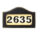 Solar Powered Address Numbers Signs