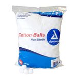 Dynarex Cotton Ball Large, Non-Sterile, 1000 Count