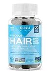 SUKU Vitamins - Hair, Skin and Nails Multivitamin Gummies, Sugar Free, Keto, 2500mcg Biotin, Collagen, Silicon, Natural Gummy Vitamins for Healthy Skin and Hair Growth for Women and Men (60 Count)