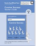 Learning Without Tears - Cursive Success Teacher's Guide, Current Edition - Handwriting without Tears Series - 4th Grade Writing Book - Cursive Writing, Language Arts Lessons - for School or Home Use