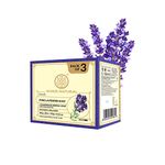 Khadi Natural Lavender Soap | Herbal Bathing Soap for Healthy Skin | Natural Soap with Essential Oils | Soap for relieving stress | Suitable for All Skin Types|Pack of 3 |125gm *3) (375gm)