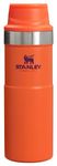 Stanley Classic Trigger Action Travel Mug – Leak Proof + Packable Hot & Cold Thermos – Double Wall Vacuum Insulated Tumbler for Coffee, Tea & Drinks – BPA Free Stainless-Steel, 16 Oz, Tigerlily Plum