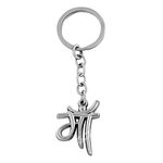 GCT Maa I Love MOM Mata Mummy Mothers Day Gift (KC-1) Silver Metal Keychain for Car Bike Men Women