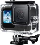 FitStill 196FT/60M Waterproof Case for Go Pro Hero 13/Hero12 Black/Hero11 Black/Hero10 Black/Hero9 Black,Protective Underwater Diving Housing with Accessories for Hero13/12/11/10/9 Black Action Camera