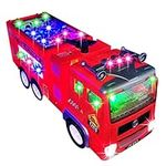 GZGCS Fire Truck Toy for 3-9 Year Old Boys Girls,4D Lighted Fire Truck Toys for 3 4 5 6 7 8 Year Old Boys Gift for 4-10 Year Old Boys Girls