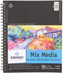Canson Artist Series Mix Media Pad, 9” x 12”, Side Wire Bound, 30 Sheets (400059774)