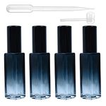 4Pcs Perfume Travel Spray Bottle Glass Atomizer Spray Bottle 10ml Travel Perfume Refillable Bottle Small Perfume Bottle Portable Mini Perfume Spray Bottle Perfume Container and Dispenser for Women Men