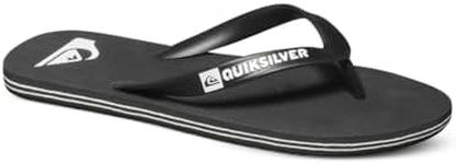 Quiksilver Men's Molokai Sandal, Black/Black/White, 45